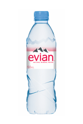 evian water 50cl