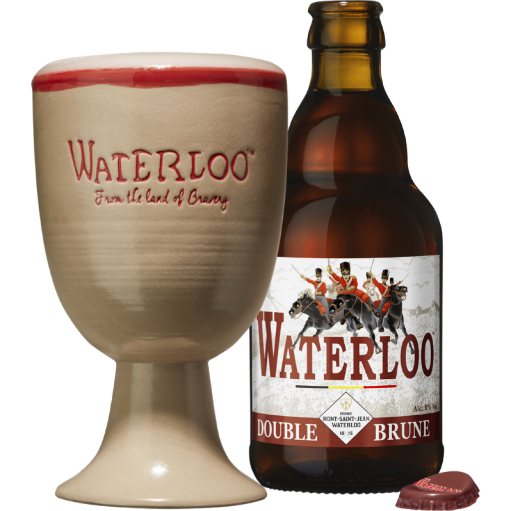 Waterloo double brune beer